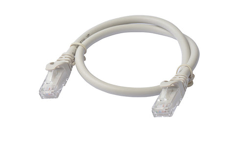 8ware 8Ware CAT6A Cable 0.5m (50cm) - Grey Color RJ45 Ethernet Network LAN UTP Patch Cord Snagless