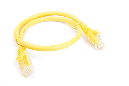 8ware 8Ware CAT6A Cable 0.5m (50cm) - Yellow Color RJ45 Ethernet Network LAN UTP Patch Cord Snagless