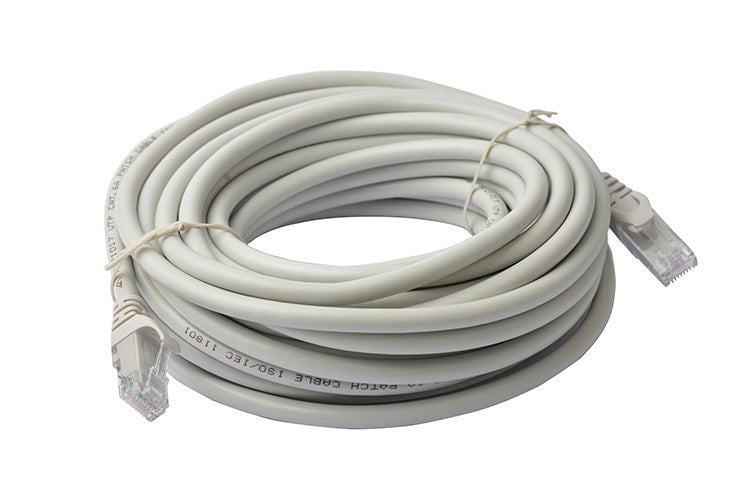 8ware 8Ware CAT6A Cable 10m - Grey Color RJ45 Ethernet Network LAN UTP Patch Cord Snagless