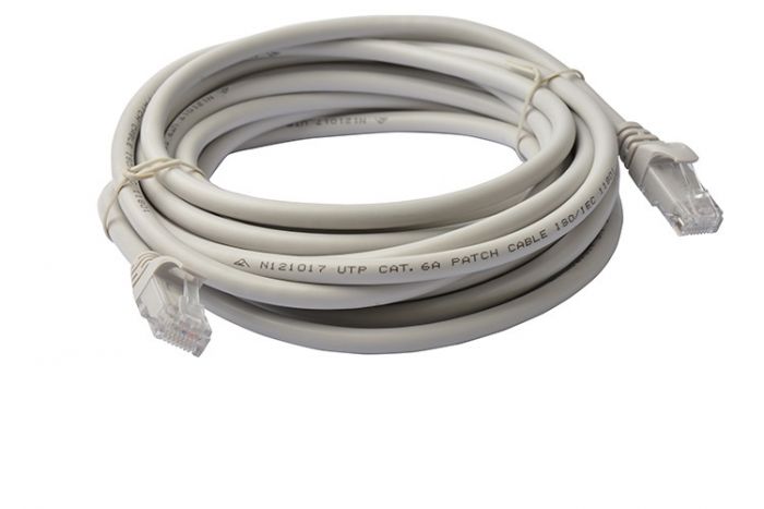 8ware 8Ware CAT6A Cable 15m - Grey Color RJ45 Ethernet Network LAN UTP Patch Cord Snagless