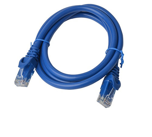 8ware 8Ware CAT6A Cable 1m - Blue Color RJ45 Ethernet Network LAN UTP Patch Cord Snagless