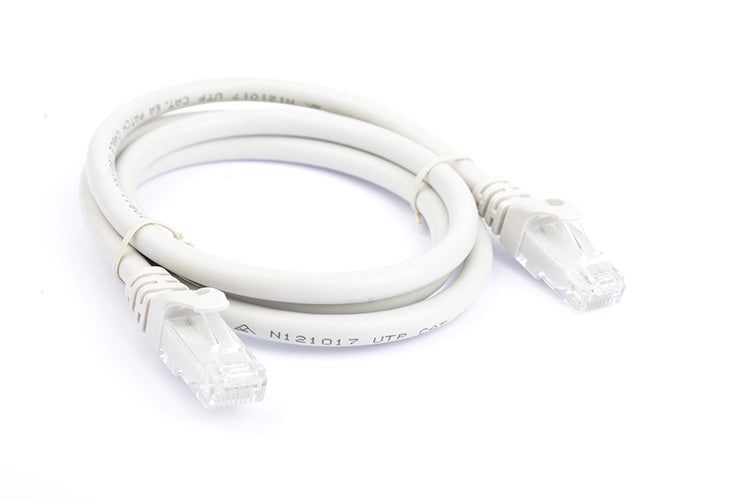 8ware 8Ware CAT6A Cable 1m - Grey Color RJ45 Ethernet Network LAN UTP Patch Cord Snagless