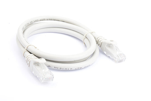 8ware 8Ware CAT6A Cable 1m - Grey Color RJ45 Ethernet Network LAN UTP Patch Cord Snagless