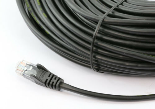 8ware 8Ware CAT6A Cable 20m - Black Color RJ45 Ethernet Network LAN UTP Patch Cord Snagless