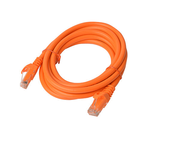 8ware 8Ware CAT6A Cable 2m - Orange Color RJ45 Ethernet Network LAN UTP Patch Cord Snagless