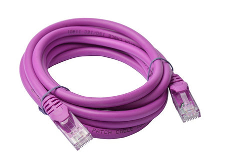 8ware 8Ware CAT6A Cable 2m - Purple Color RJ45 Ethernet Network LAN UTP Patch Cord Snagless