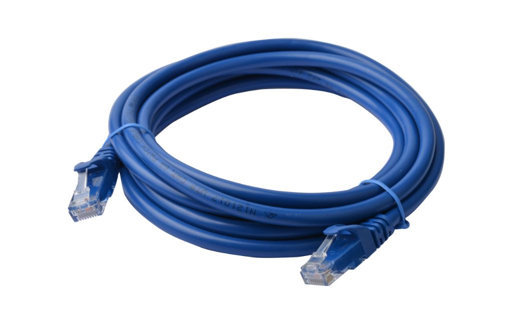 8ware 8Ware CAT6A Cable 30m - Blue Color RJ45 Ethernet Network LAN UTP Patch Cord Snagless