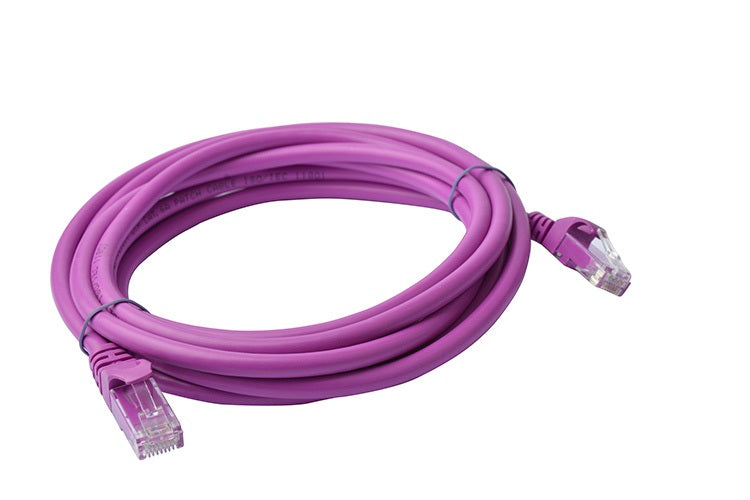 8ware 8Ware CAT6A Cable 3m - Purple Color RJ45 Ethernet Network LAN UTP Patch Cord Snagless
