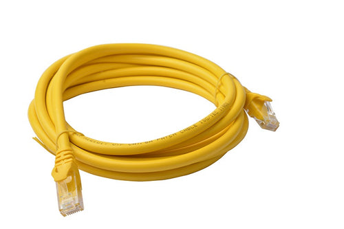 8ware 8Ware CAT6A Cable 3m - Yellow Color RJ45 Ethernet Network LAN UTP Patch Cord Snagless