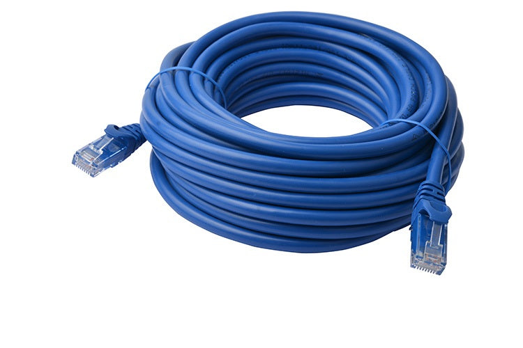 8ware 8Ware CAT6A Cable 50m - Blue Color RJ45 Ethernet Network LAN UTP Patch Cord Snagless