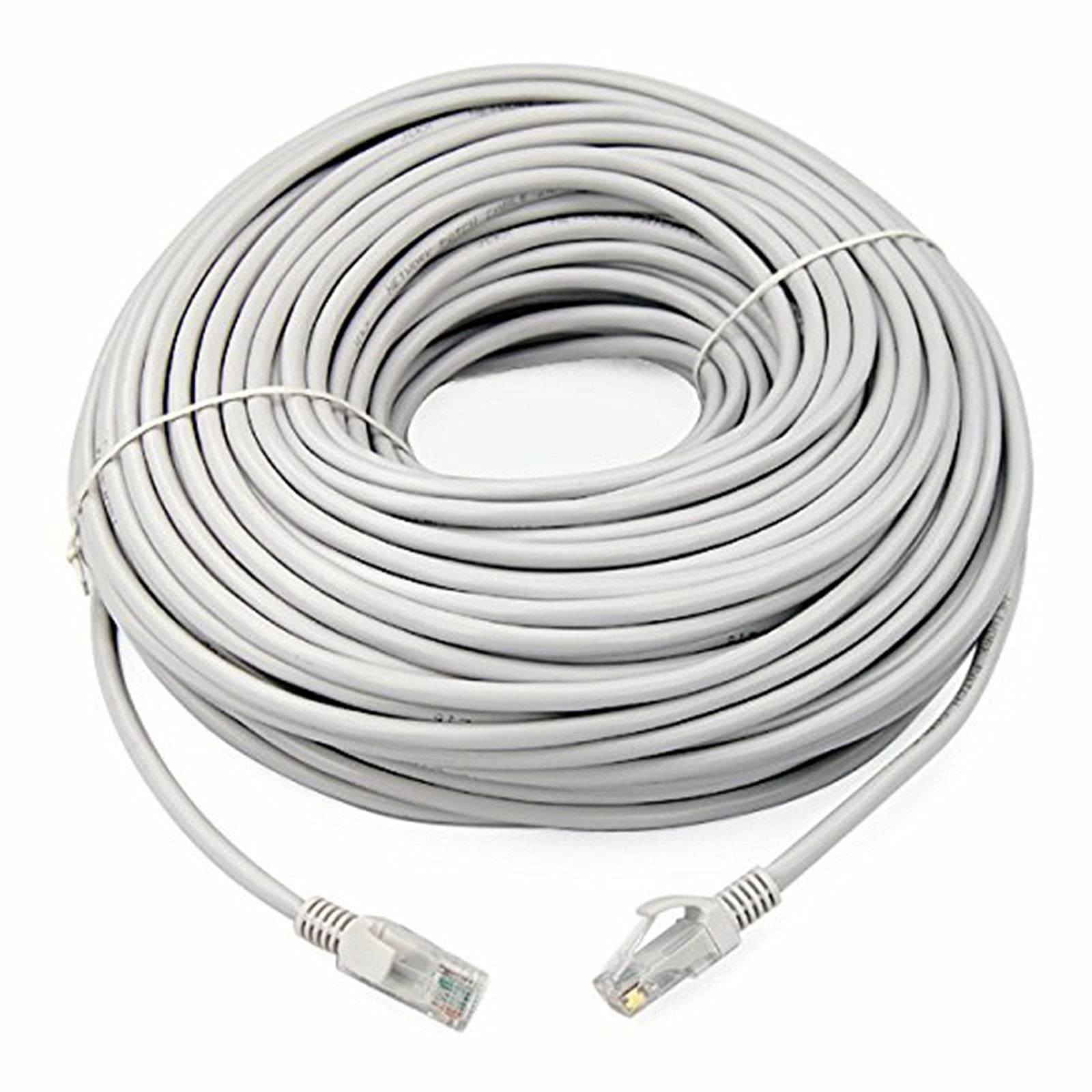 8ware 8Ware CAT6A Cable 50m - Grey Color RJ45 Ethernet Network LAN UTP Patch Cord Snagless
