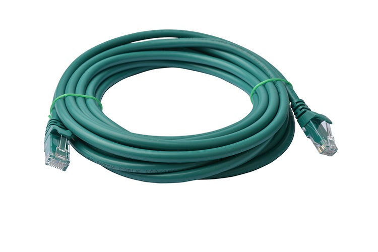 8ware 8Ware CAT6A Cable 5m - Green Color RJ45 Ethernet Network LAN UTP Patch Cord Snagless