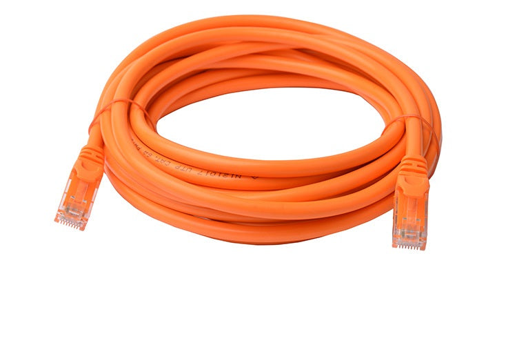8ware 8Ware CAT6A Cable 5m - Orange Color RJ45 Ethernet Network LAN UTP Patch Cord Snagless