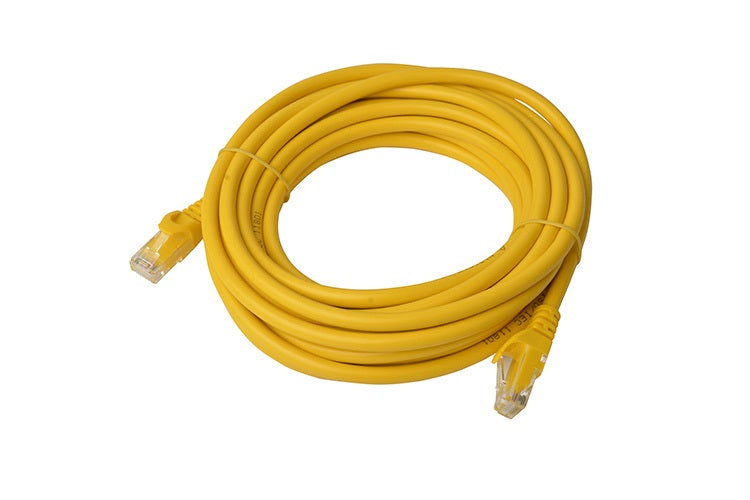 8ware 8Ware CAT6A Cable 5m - Yellow Color RJ45 Ethernet Network LAN UTP Patch Cord Snagless