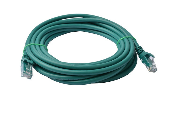 8ware 8Ware CAT6A Cable 7m - Green Color RJ45 Ethernet Network LAN UTP Patch Cord Snagless LS