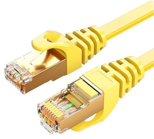 8ware 8Ware CAT7 Cable 5m - Yellow Color RJ45 Ethernet Network LAN UTP Patch Cord Snagless Flat cable