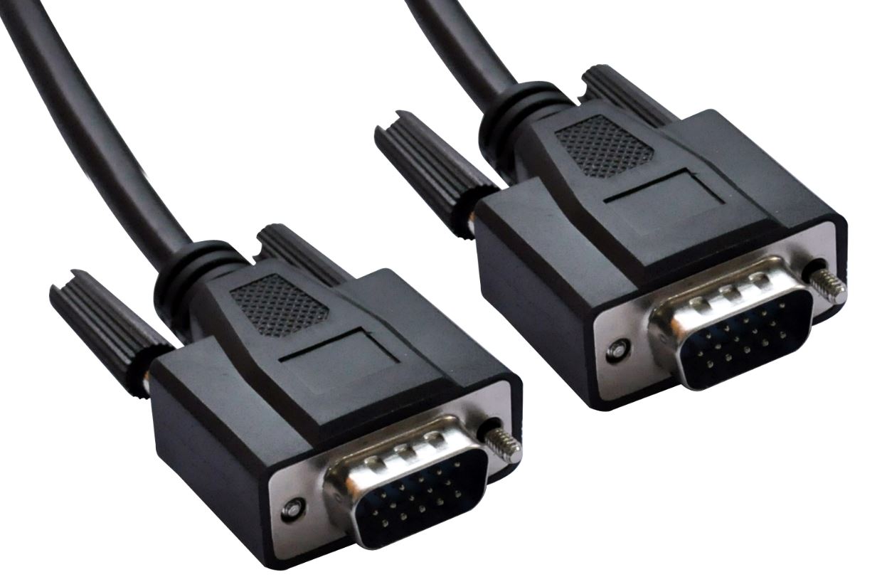 8ware 8Ware VGA Monitor Cable 2m 15pin Male to Male with Filter for Projector Laptop Computer Monitor UL Approved