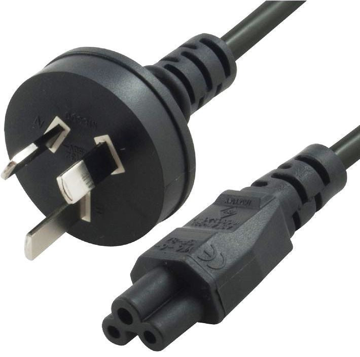 8ware 8ware AU Power Lead Cord Cable 1.8m/2m - 3-Pin to Clover Leaf Plug IEC-C5 Mickey Type 240V 7.5A 3-core for Intel NUC/No