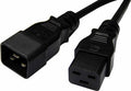 8ware 8Ware 3m Power Extension Cable Lead 15A IEC-C19 to IEC-C20 Male to Female for UPS PDU PC Servers Rack-mount Power Distr