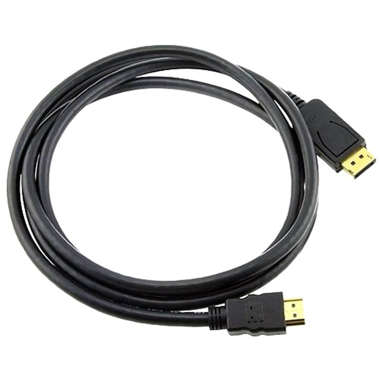 8ware 8ware DisplayPort DP to HDMI Cable 2m - 20 pins Male to 19 pins Male Gold plated RoHS