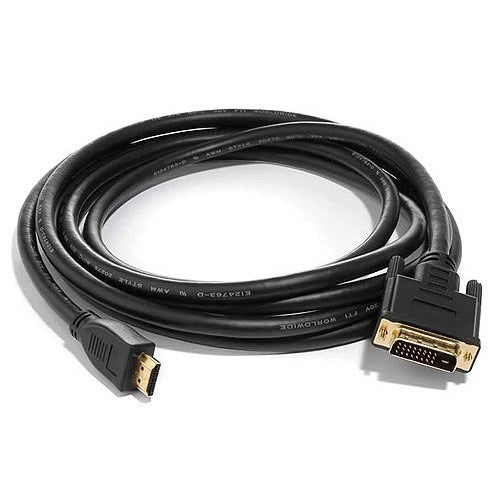 8ware 8ware HDMI to DVI-D Adapter Converter Cable 3m - Male to Male 30AWG Gold Plated PVC Jacket for PS4 PS3 Xbox 360 Monitor