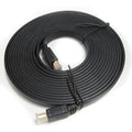 8ware 8Ware Flat HDMI Cable 2m - V1.4 19pin M-M Male to Male Gold Plated 3D 1080p Full HD High Speed with Ethernet