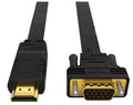 8ware 8Ware HDMI to VGA  Adapter Converter Cable 2m Male to Male for Desktop Computer Laptop PC Monitor Projector HDTV Switch
