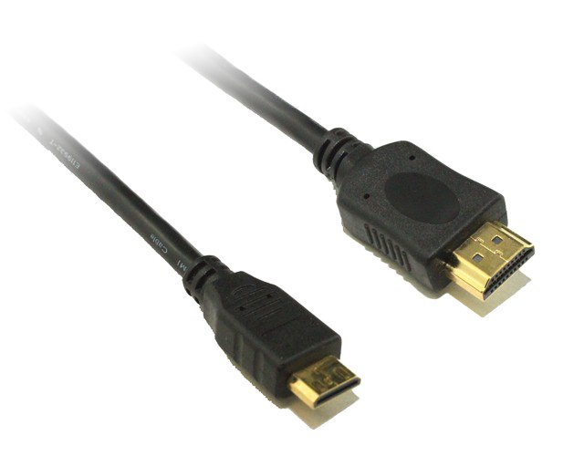 8ware 8Ware Mini HDMI to HDMI Cable 3m with Ethernet 1.4V 3D HD 1080p Male to Male for Camera Camcorder Mobile Laptop Tablet 