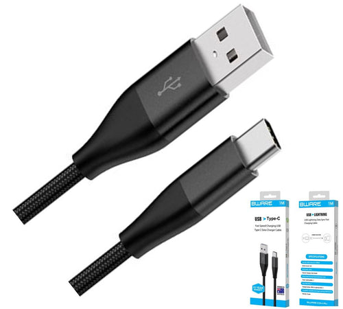 8ware 8Ware Premium 1m Samsung Certified Fast Speed Charging USB-C to USB-A Data Charger Cable For Samsung Huawei Google LG R