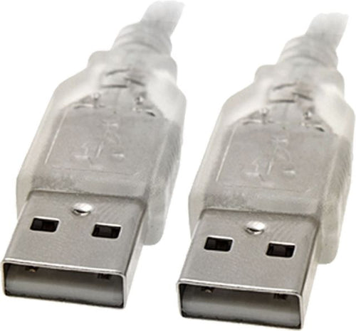 8ware 8Ware 3m USB 2.0 Cable - Type A to Type A Male to Male High Speed Data Transfer for Printer Scanner Cameras Webcam Keyb