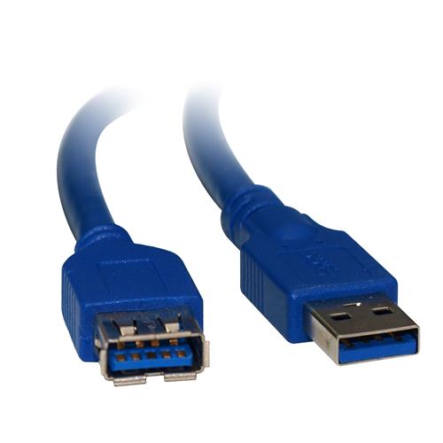 8ware 8Ware USB 3.0 Extension Cable 1m A to A Male to Female Blue
