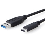 8ware 8Ware USB-C to USB3.0 Cable 1m Type C to A Male to Male Black 10Gbps
