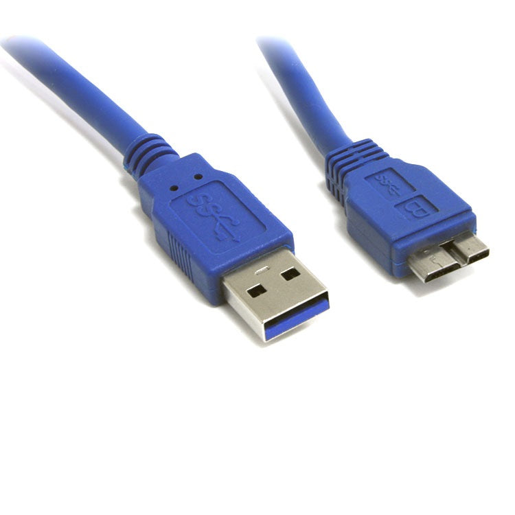 8ware 8Ware USB 3.0 to Micro USB Cable 3m Type A to Type B Male to Male for Charging or Data Sync Mobile Devices Phone Tablet