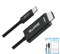 8ware 8ware 1m USB-C to HDMI 4K Male to Male Adapter Converter Cable Retail Pack for PC Notebook iPad  MacBook Pro/Air Surfac