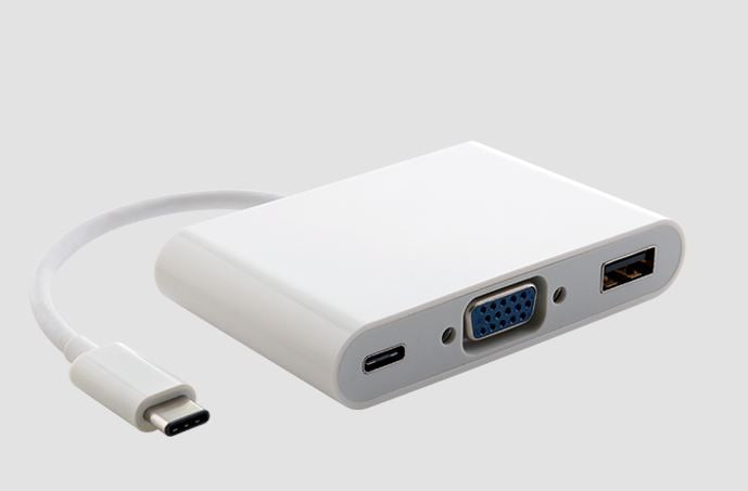 Astrotek Astrotek Thunderbolt USB 3.1 Type C (USB-C) to VGA + USB + Card Reader Video Adapter Converter Male to Female for Ap