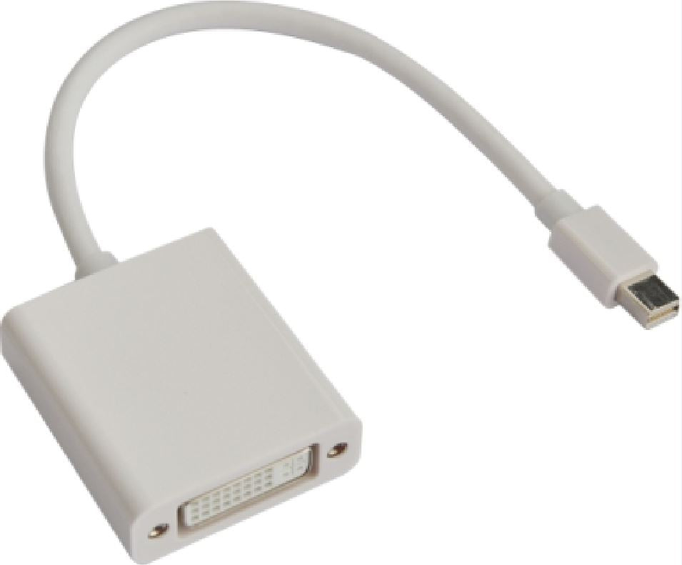 Astrotek Astrotek Mini DisplayPort DP to DVI Cable 20cm - 20 pins Male to 24+5 pins Female Nickle RoHS