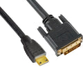 Astrotek Astrotek Mini HDMI to DVI Cable 60cm - 19 pins Male to 24+1 pins Male 30AWG OD6.0mm Gold Plated Black PVC Jacket RoH