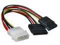 Astrotek Astrotek Internal Power to SATA Molex Cable - 4 pins to 2x 15 pins 18AWG RoHS