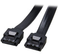 Astrotek Astrotek SATA 3.0 Data Cable 30cm 7 pins Straight to 7 pins Straight with Latch Black Nylon Jacket 26AWG