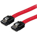 Astrotek Astrotek SATA 3.0 Data Cable 30cm 7 pins Straight to 7 pins Straight with Latch Red Nylon Jacket 26AWG