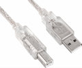 Astrotek Astrotek USB 2.0 Printer Cable 5m - Type A Male to Type B Male Transparent Colour ~CBUSBAB5M