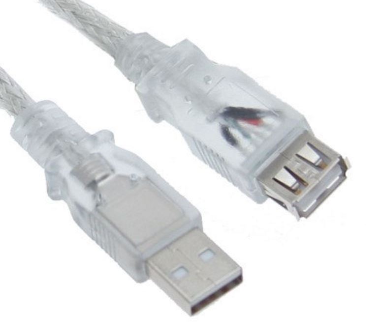 Astrotek Astrotek USB 2.0 Extension Cable 5m - Type A Male to Type A Female Transparent Colour RoHS
