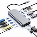 Astrotek Astrotek USB-C Dock 12-in-1 Multiport Hub/Docking Station with 100W Power 2xHDMI 4K VGA GLAN 2xUSB3.0 2xUSB2.0 Card 