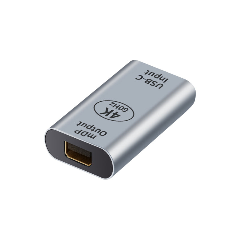 Astrotek Astrotek USB-C to Mini DP DisplayPort Female to Female Adapter support 4K@60Hz for iPad Pro Macbook Air Samsung Gala