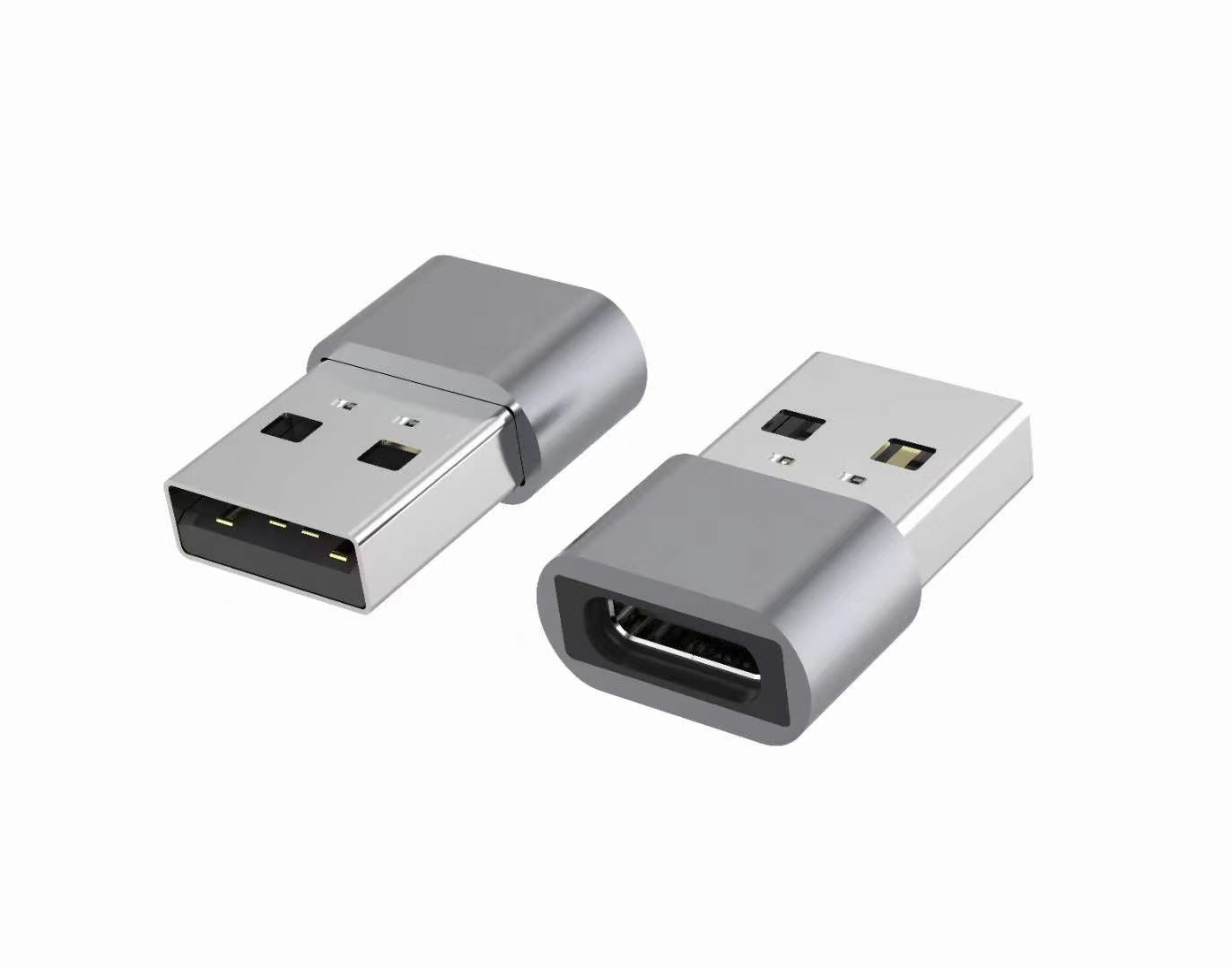 Astrotek Astrotek USB-C to USB-A Type C Female to Type-A Male OTG Adapter 480Mhz For Laptop, Wall Chargers,Phone Sliver