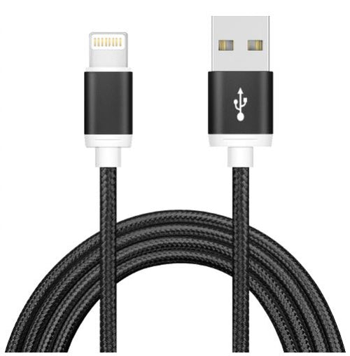 Astrotek Astrotek 1m USB Lightning Data Sync Charger Black Cable for iPhone X 9 8 7S 7 Plus 6S 6 Plus 5 5S iPad Air Mini iPod