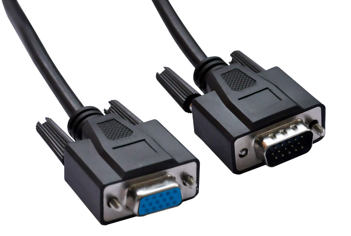Astrotek Astrotek VGA Extension Cable 3m - 15 pins Male to 15 pins Female for Monitor PC Molded Type Black
