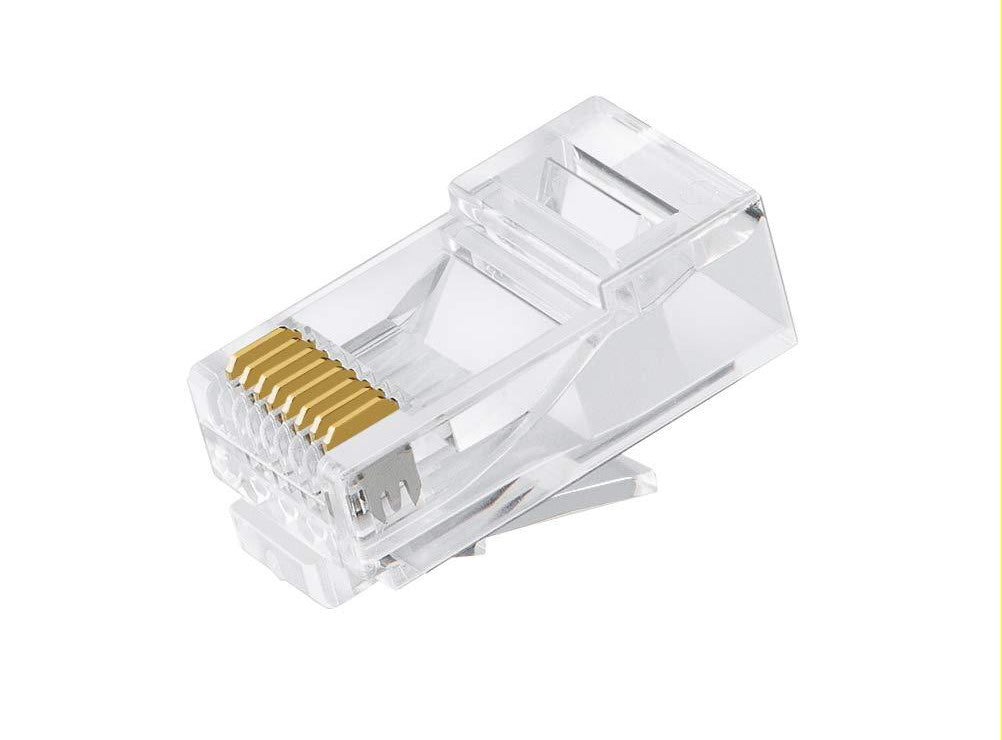 Astrotek Astrotek CAT6 UTP -RJ45 Connector 8P8C Network Plug 3 Prong Blade 3U"  Gold plating (50pcs/bag)