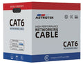 Astrotek Astrotek CAT6 FTP Cable 305m Roll - Blue Full 0.55mm Copper Solid Wire Ethernet LAN Network 23AWG 0.55cu Solid 2x4p 