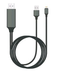 8ware 8Ware HDMI to Lightning 2m Cable for iPhone  iPad Plug  Play lightning device to HD TV or Monitor Retail Packaging